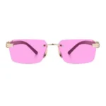 Generic Classic Unisex UV400 Protection Sunglasses (Pink) - Image 4