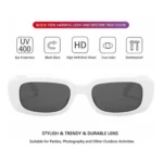 Generic Pack Of 2 Classic Unisex UV400 Protection Sunglasses (MultiColor) - Image 4