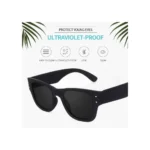 Generic Pack Of 2 Classic Unisex UV400 Protection Sunglasses (MultiColor) - Image 2