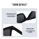 Generic Pack Of 2 Classic Unisex UV400 Protection Sunglasses (MultiColor) - Image 4