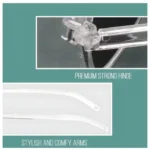 Generic Pack Of 2 Classic Unisex UV400 Protection Sunglasses (White) - Image 2