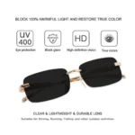 Generic Classic Unisex UV400 Protection Sunglasses (MultiColor) - Image 2