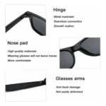 Generic Pack Of 2 Classic Unisex UV400 Protection Sunglasses (MultiColor) - Image 4