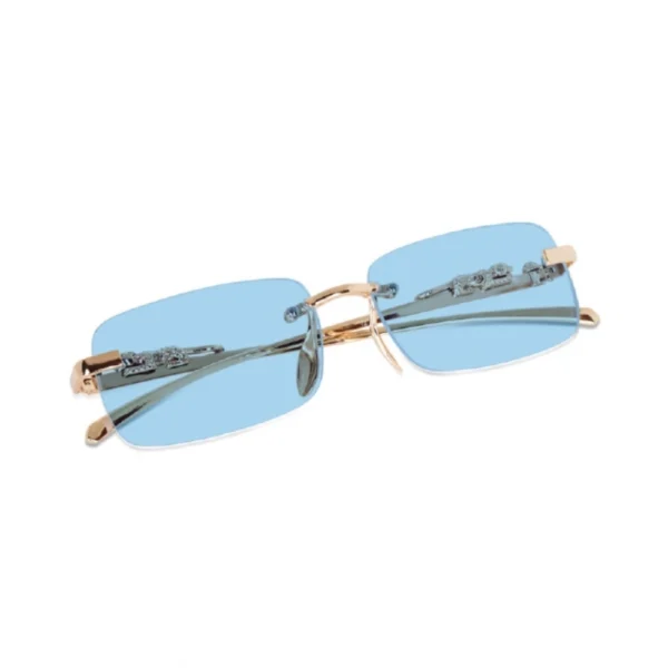 Classic Unisex Gold UV400 Sunglasses