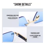 Generic Classic Unisex UV400 Protection Sunglasses (MultiColor) - Image 2