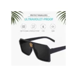 Generic Pack Of 2 Classic Unisex UV400 Protection Sunglasses (MultiColor) - Image 2