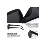 Generic Pack Of 2 Classic Unisex UV400 Protection Sunglasses (MultiColor) - Image 3