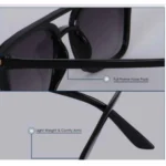 Generic Pack Of 2 Classic Unisex UV400 Protection Sunglasses (MultiColor) - Image 2