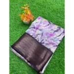 printed cotton saree