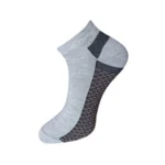 Generic 3_Pair Set Unisex Casual Cotton Solid Ankle Length Socks (Multicolor) - Image 3