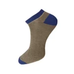 Generic 3_Pair Set Unisex Casual Cotton Solid Ankle Length Socks (Multicolor) - Image 4