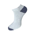 Generic 3_Pair Set Unisex Casual Cotton Solid Ankle Length Socks (Multicolor) - Image 3