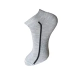 Generic 3_Pair Set Unisex Casual Cotton Solid Ankle Length Socks (Multicolor) - Image 3