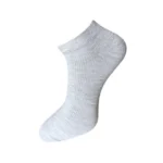 Generic 3_Pair Set Unisex Casual Cotton Solid Ankle Length Socks (Multicolor) - Image 3