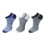 Multicolor Unisex Cotton Striped Ankle Length Socks Set