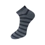 Generic 3_Pair Set Unisex Casual Cotton Solid Ankle Length Socks (Multicolor) - Image 2