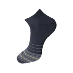 Generic 3_Pair Set Unisex Casual Cotton Striped Ankle Length Socks (Multicolor) - Image 2