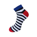 Generic 3_Pair Set Unisex Casual Cotton Striped Ankle Length Socks (Multicolor) - Image 4