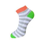 Generic 3_Pair Set Unisex Casual Cotton Striped Ankle Length Socks (Multicolor) - Image 3