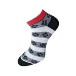 Generic 3_Pair Set Unisex Casual Cotton Printed Ankle Length Socks (Multicolor) - Image 3