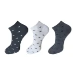 Multicolor Unisex Cotton Printed Ankle Length Socks Set