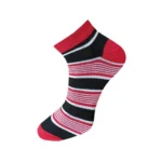 Generic 3_Pair Set Unisex Casual Cotton Striped Ankle Length Socks (Multicolor) - Image 3
