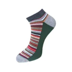 Generic 3_Pair Set Unisex Casual Cotton Striped Ankle Length Socks (Multicolor) - Image 4