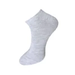 Generic 3_Pair Set Unisex Casual Cotton Solid Ankle Length Socks (Multicolor) - Image 3