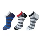 Multicolor Unisex Cotton Printed Ankle Length Socks Set