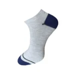Generic 3_Pair Set Unisex Casual Cotton Solid Ankle Length Socks (Multicolor) - Image 3