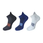 Multicolor Printed Unisex Cotton Ankle Length Socks 3 Pair Set
