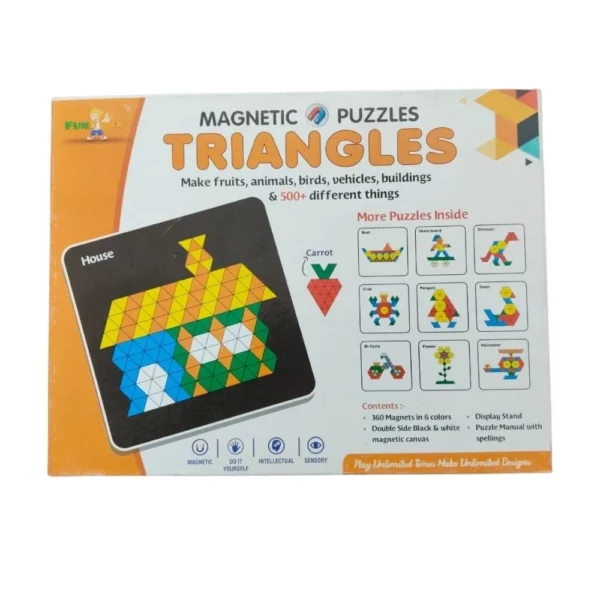 Magnetic Triangle puzzle for kids
