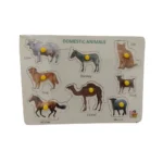 Domestic Animal Wooden Puzzle for toddlers