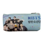 Pack of 2 BTS Canvas Pencil Pouches for Kids