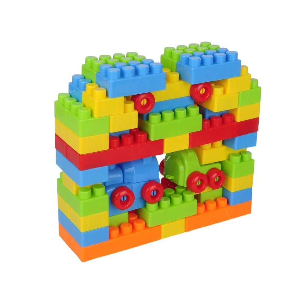 53 Pcs Plastic Building Blocks for Kids