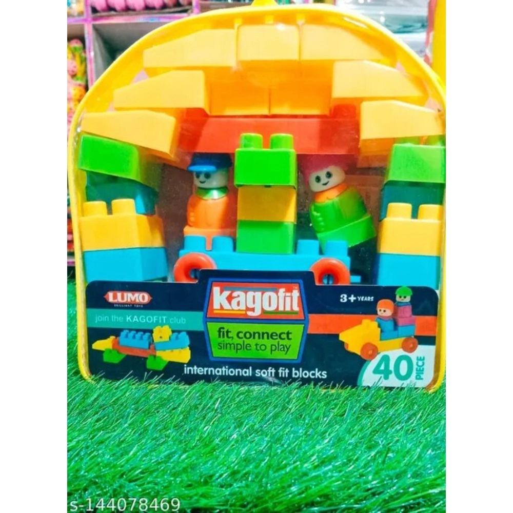 40 Pcs Plastic Building Blocks for Kids