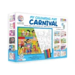 Carnival Printed Colouring Mat | Canvas | Educational Toys | 3+ Years - Image 2