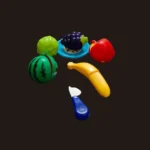 5_Pcs Set Cutting Fruits  |   Plastic  |   Toys| 1+ Years - Image 2