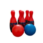 Spider-Man themed plastic bowling set for kids