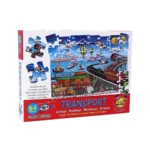 Transport themed 64-piece puzzle
