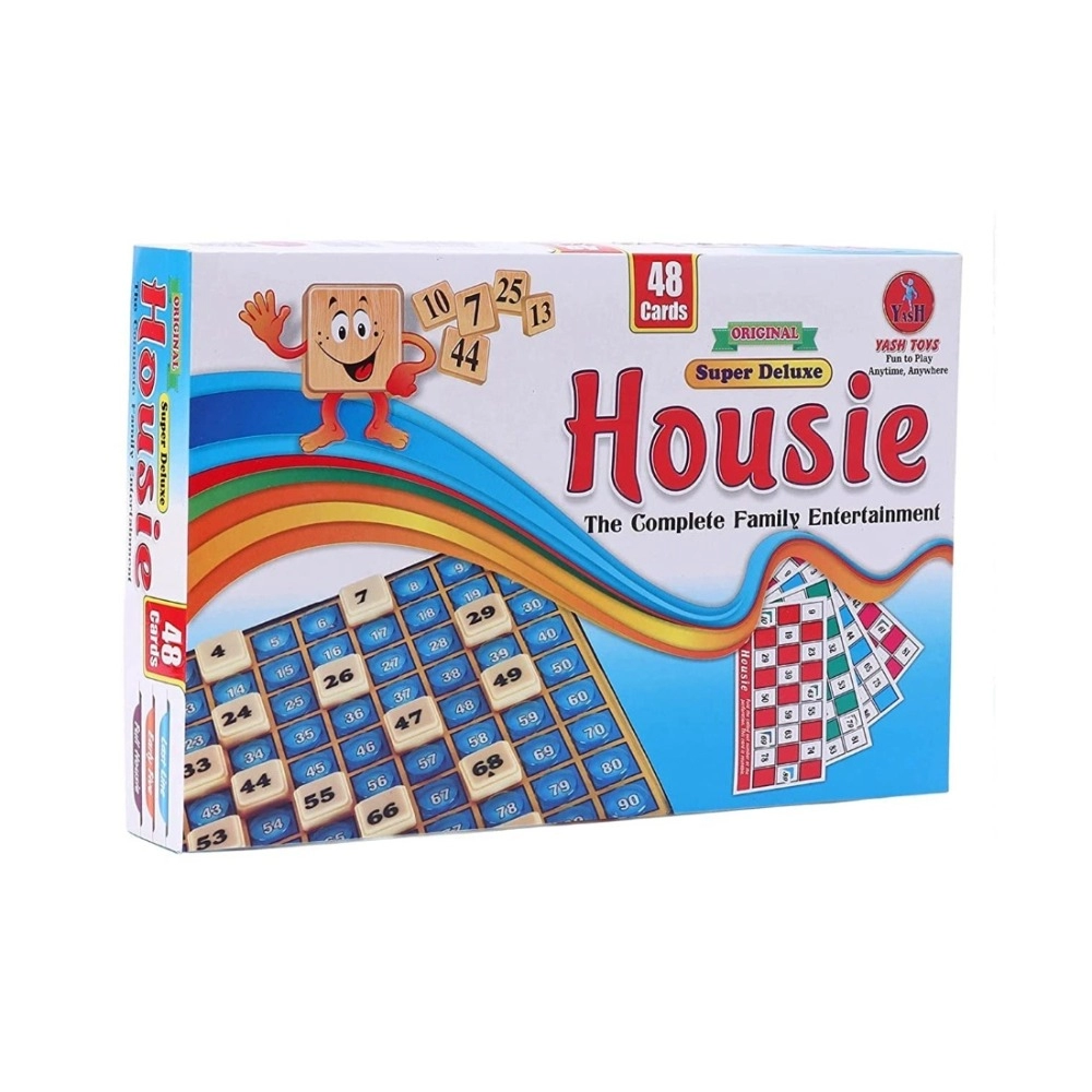 Cardboard Housie Board Game for Family