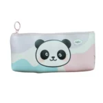 Pack of 2 Panda Cartoon Printed Canvas Pencil Pouches