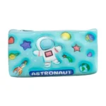 Astronaut Themed Canvas Pencil Pouch