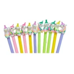 12_Pcs Set Unicorn Pencil |   Plastic  |   Stationery | 3+ Years - Image 2