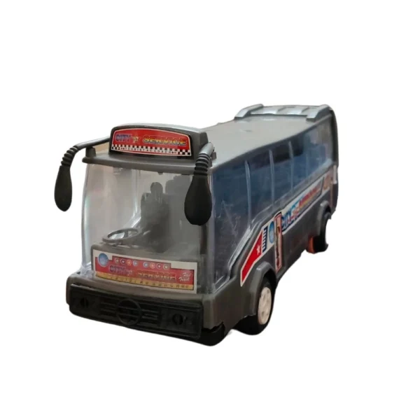 Assorted color Ashoka plastic bus toy for kids