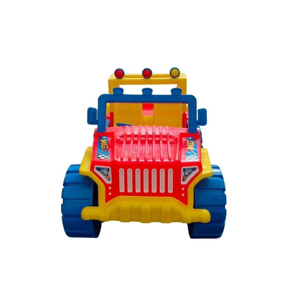 Assorted color friction power plastic jeep toy