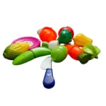 Plastic Cutting Vegetables Play Set