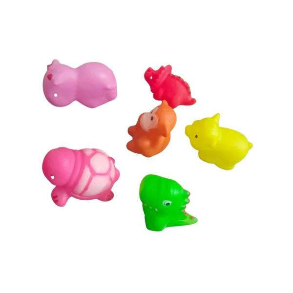 Small Rubber Animal Chu Chu Bath Toys
