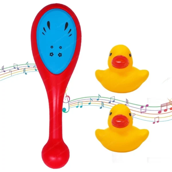 Pack of 2 Plastic Baby Rattles