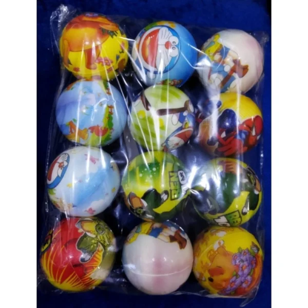 12 Pcs Rubber Squeeze Ball Set